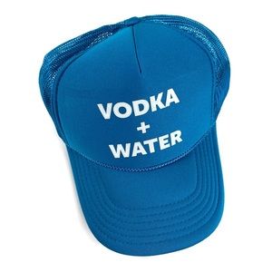 Vodka + Water Mesh Hat Baseball Cap Summer Cooling Sports Funny Hats